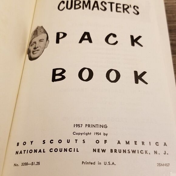 vintage boy scouts cubmasters pack book 1957 - Picture 8 of 10
